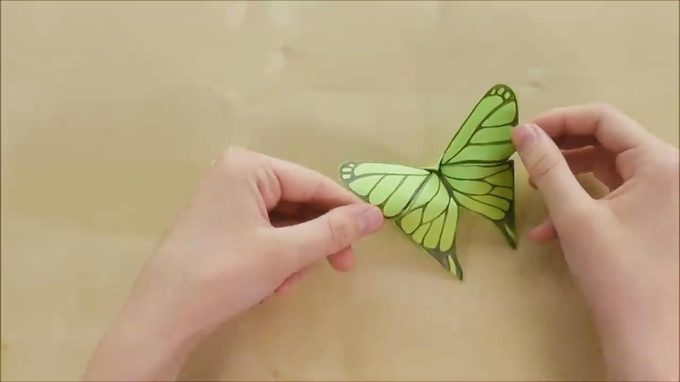 蝴蝶折纸步骤图解