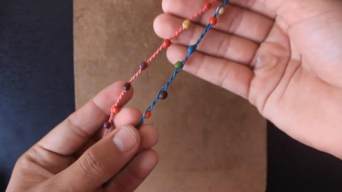 编织手链教程