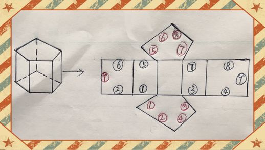 四棱柱展开图(三棱柱展开图全部画法)